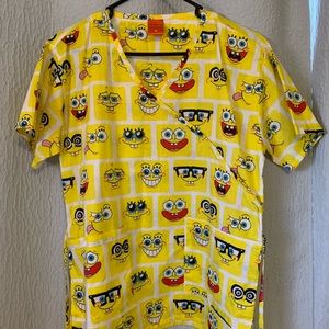 Nickelodeon Spongebob Squarepants Scrubs